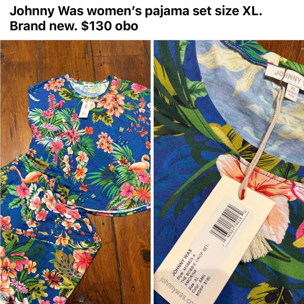 Johnny Was Women's Floral Pajama Set - Multicolor